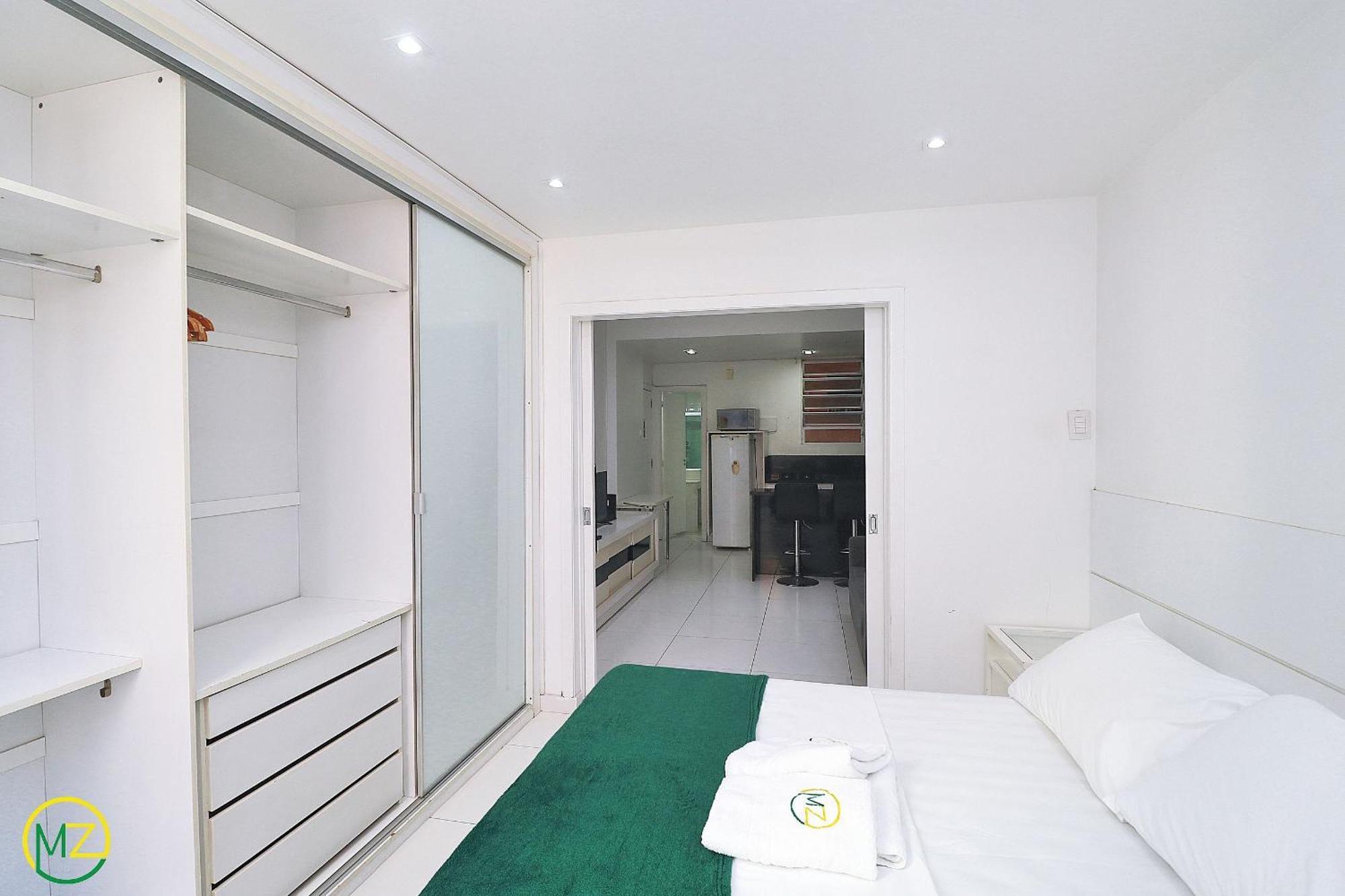 Studio Com Vista Lateral Para O Mar Em Copacabana ريو دي جانيرو المظهر الخارجي الصورة