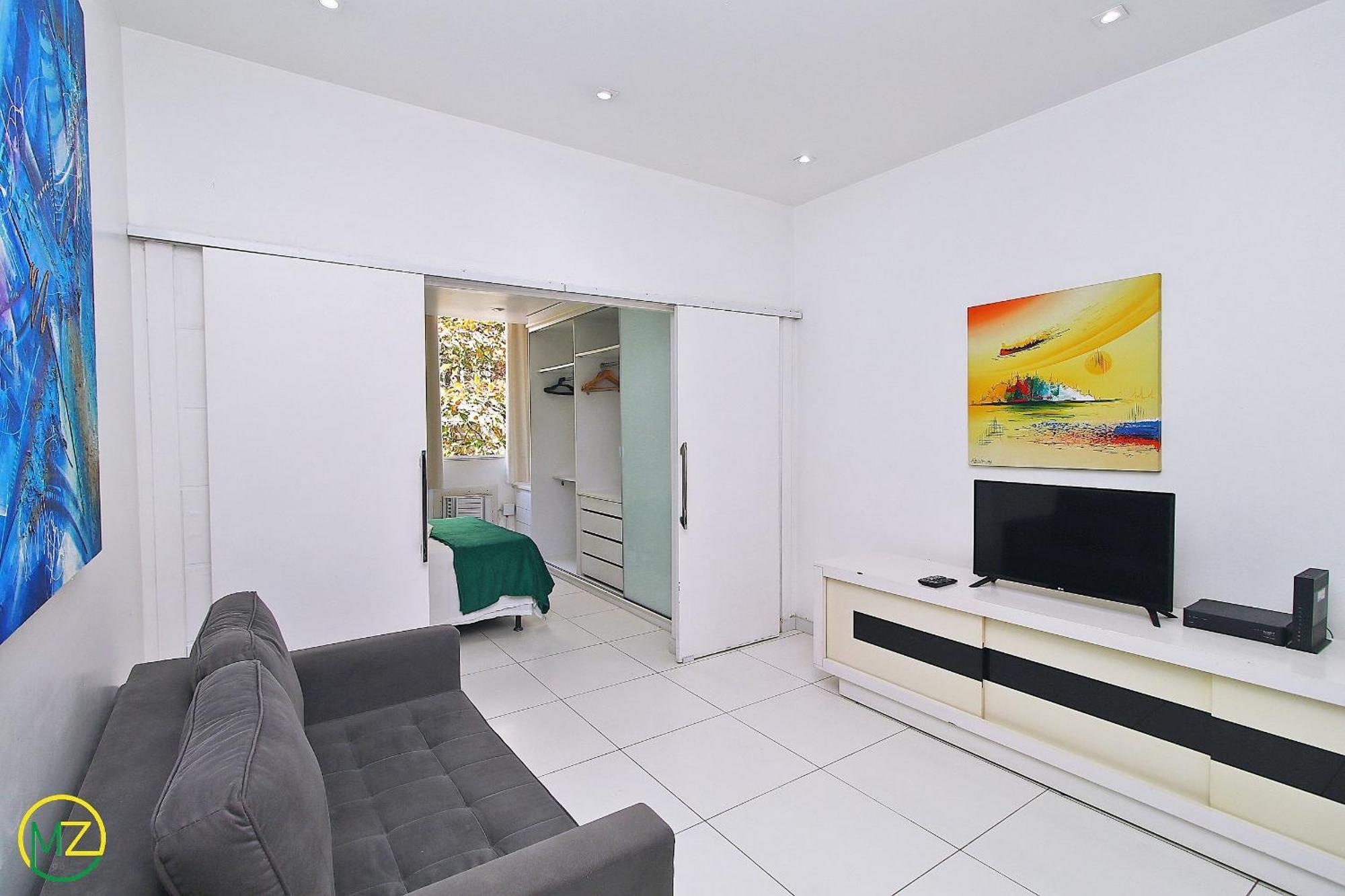 Studio Com Vista Lateral Para O Mar Em Copacabana ريو دي جانيرو المظهر الخارجي الصورة